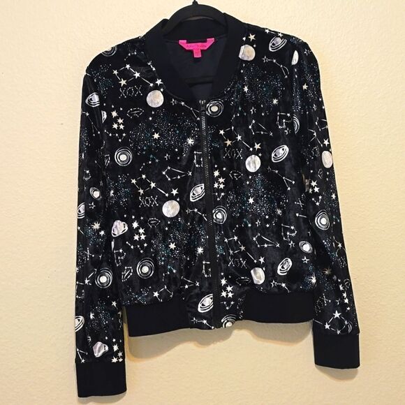 BETSY JOHNSON VELOUR JACKET SIZE SMALL - Picture 1 of 8